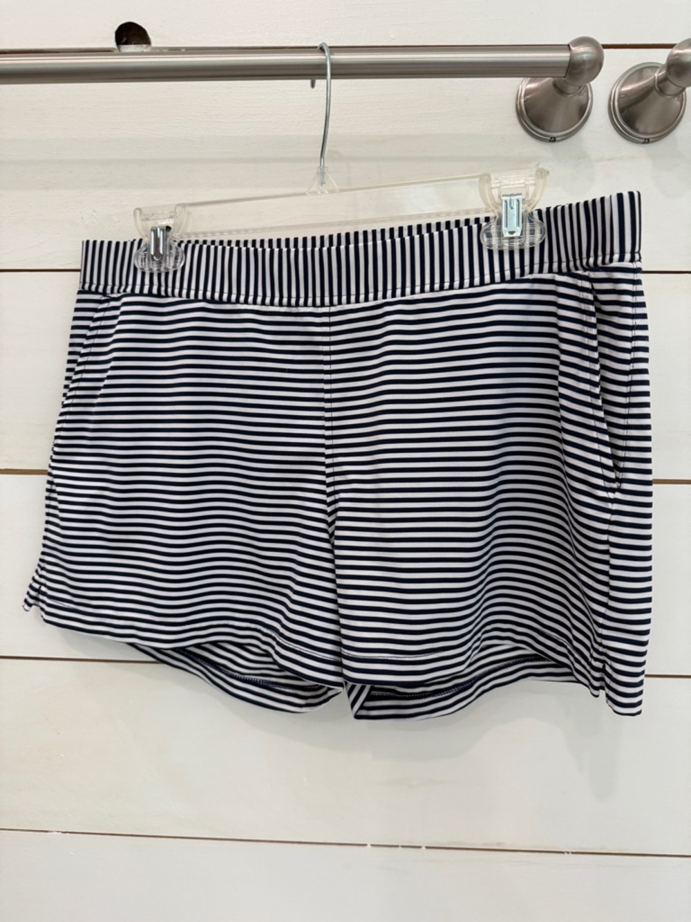Vineyard Vines Navy & White Striped Athletic Shorts